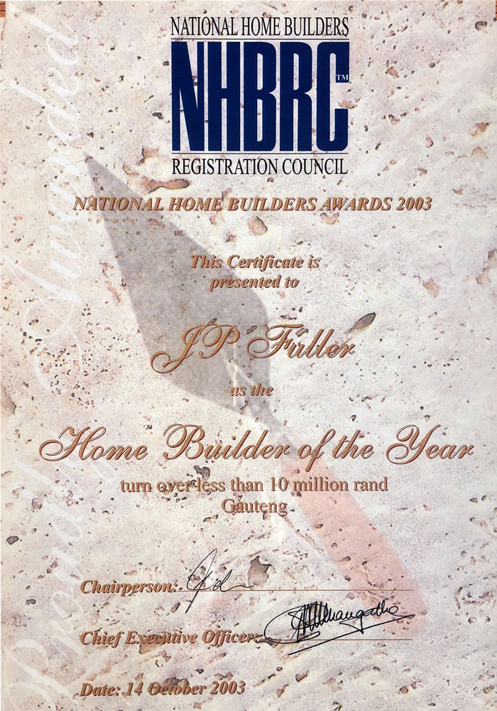 Gauteng Home Builder